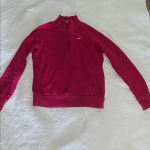 women’s nike 3/4 zip sweatshirt
